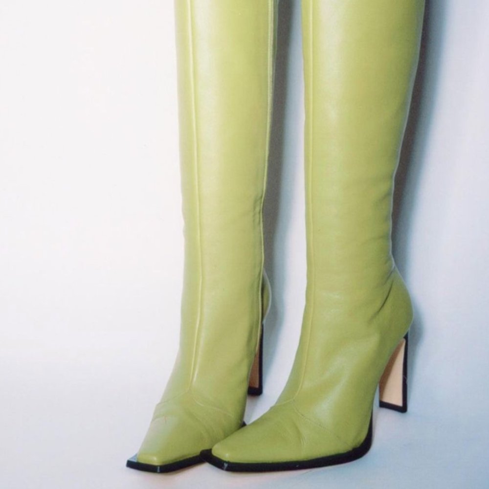 DG x Toral limited-edition (SOLD OUT) Florece Leather Boots in Giardino US8/EU38